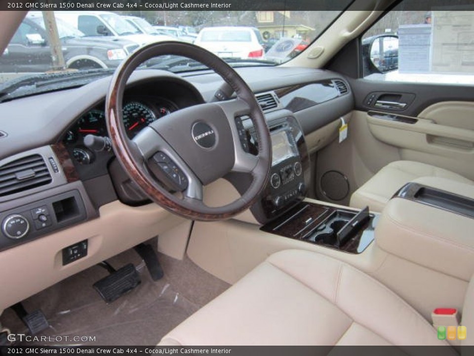Cocoa/Light Cashmere Interior Photo for the 2012 GMC Sierra 1500 Denali Crew Cab 4x4 #58638362