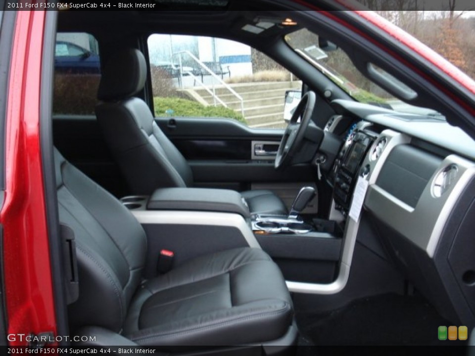 Black Interior Photo for the 2011 Ford F150 FX4 SuperCab 4x4 #58639040