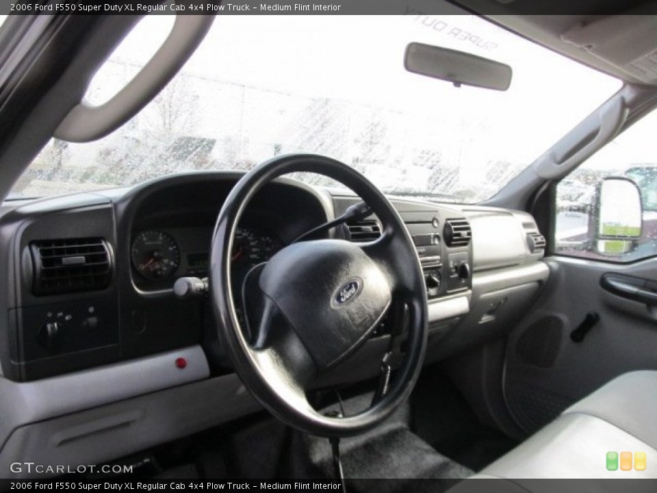 Medium Flint Interior Dashboard for the 2006 Ford F550 Super Duty XL Regular Cab 4x4 Plow Truck #58639895