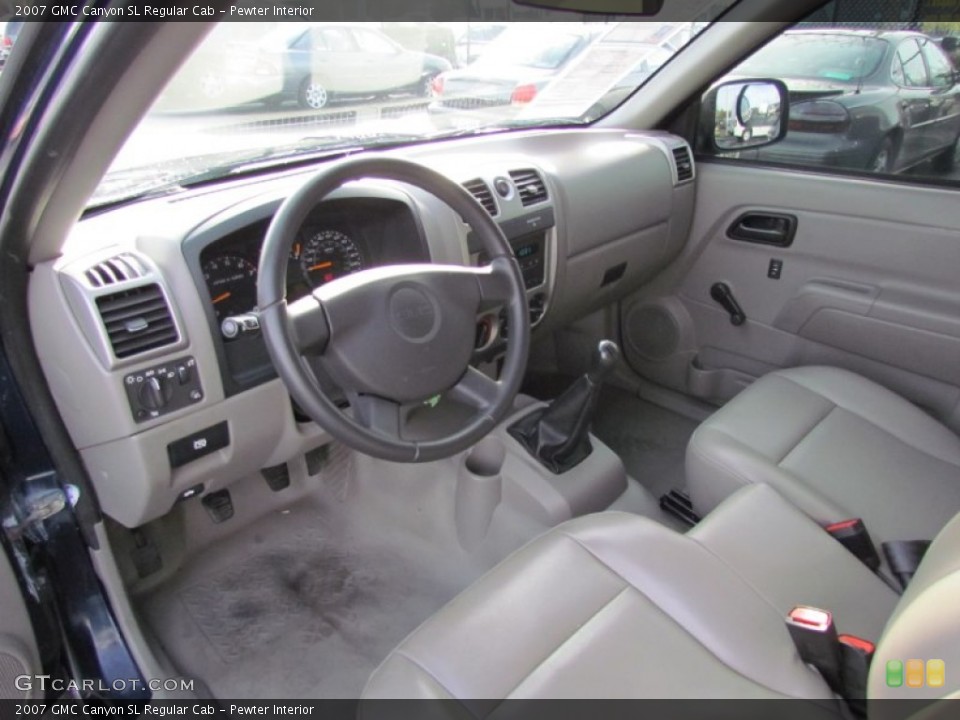 Pewter Interior Prime Interior for the 2007 GMC Canyon SL Regular Cab #58640888