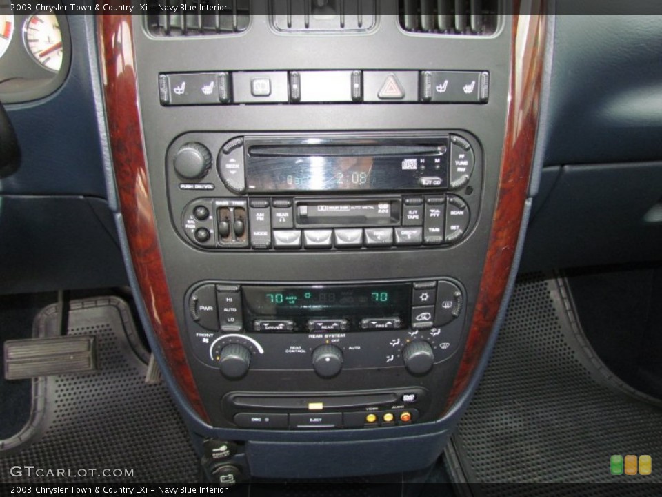 Navy Blue Interior Controls for the 2003 Chrysler Town & Country LXi #58641341