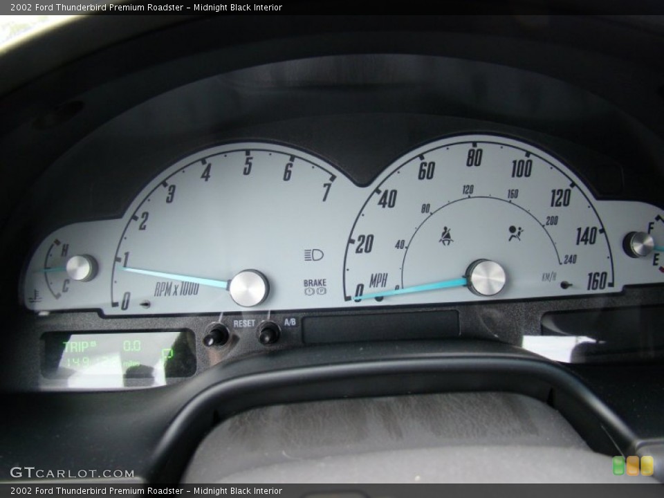 Midnight Black Interior Gauges for the 2002 Ford Thunderbird Premium Roadster #58645262