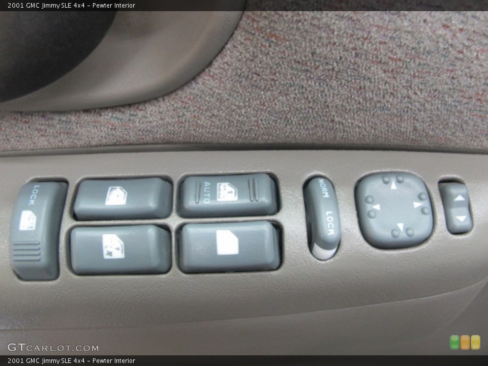 Pewter Interior Controls for the 2001 GMC Jimmy SLE 4x4 #58645287