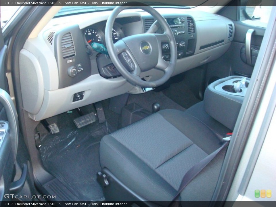 Dark Titanium Interior Photo for the 2012 Chevrolet Silverado 1500 LS Crew Cab 4x4 #58648739