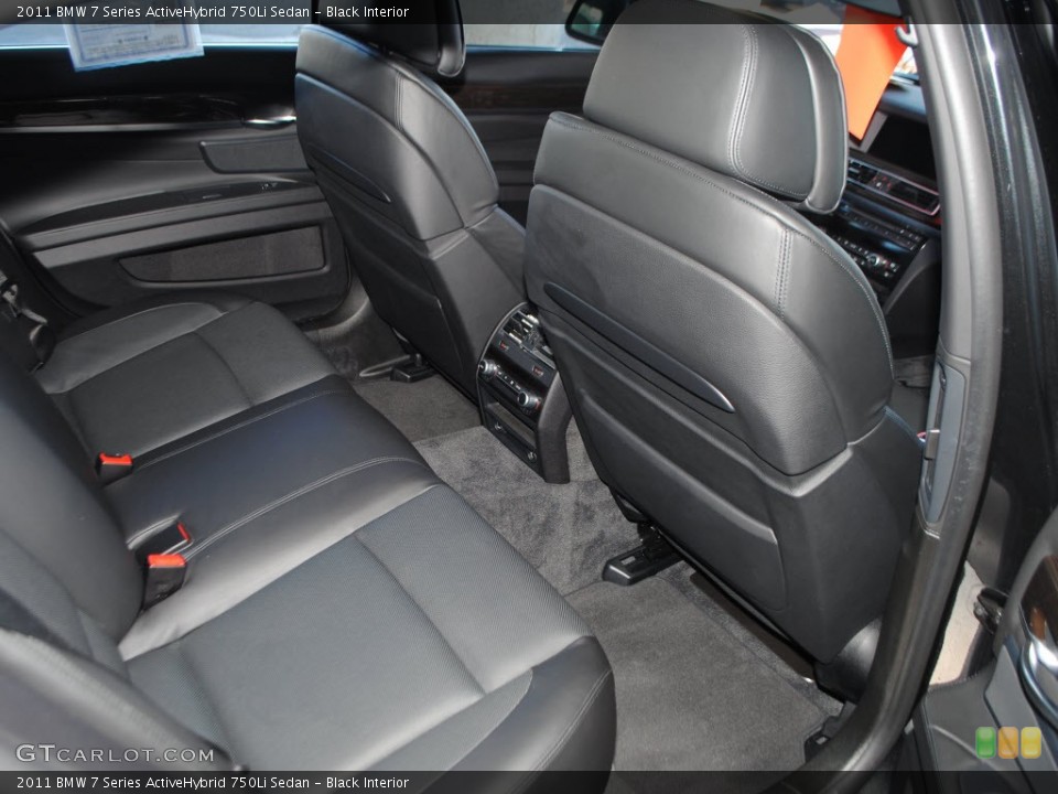 Black Interior Photo for the 2011 BMW 7 Series ActiveHybrid 750Li Sedan #58652914