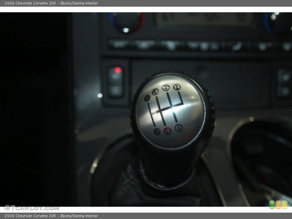 Ebony/Sienna Interior Transmission for the 2009 Chevrolet Corvette Z06 #58653335