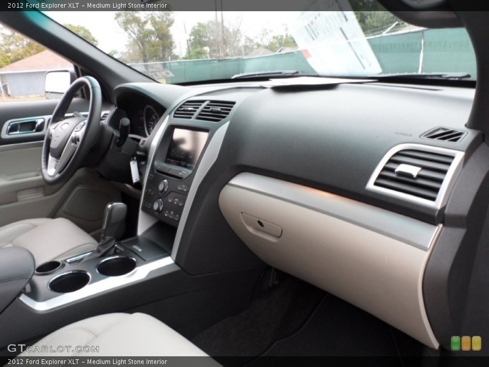 Medium Light Stone Interior Dashboard for the 2012 Ford Explorer XLT #58654871