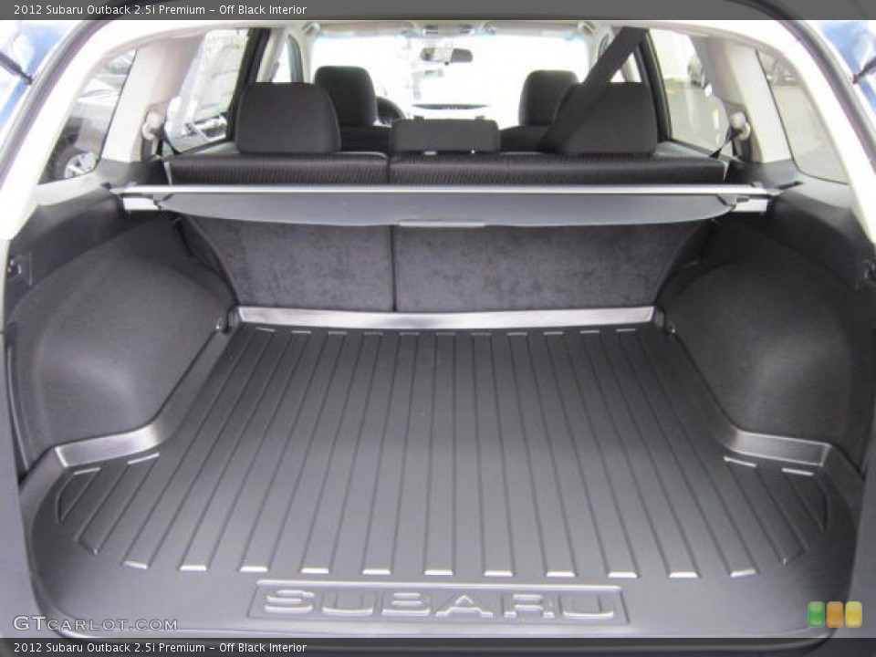 Off Black Interior Trunk for the 2012 Subaru Outback 2.5i Premium #58656557