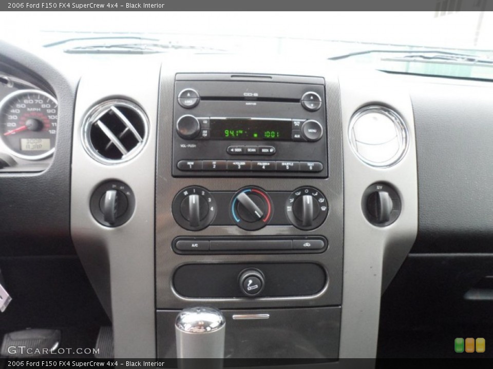 Black Interior Controls for the 2006 Ford F150 FX4 SuperCrew 4x4 #58656788