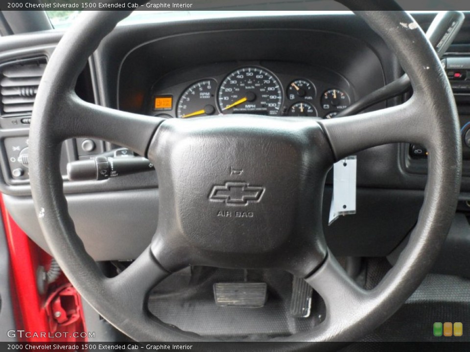Graphite Interior Steering Wheel for the 2000 Chevrolet Silverado 1500 Extended Cab #58657605