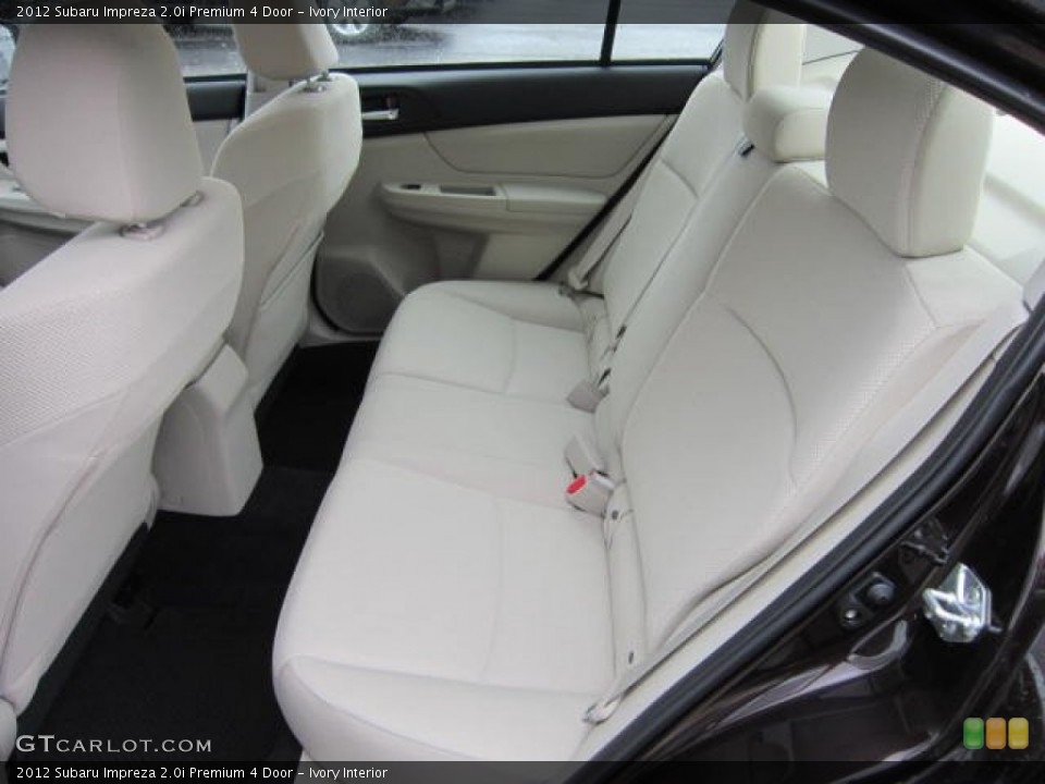 Ivory Interior Photo for the 2012 Subaru Impreza 2.0i Premium 4 Door #58657631