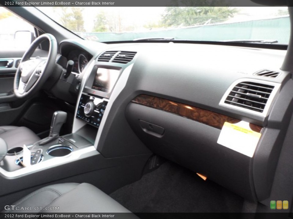 Charcoal Black Interior Dashboard for the 2012 Ford Explorer Limited EcoBoost #58659488