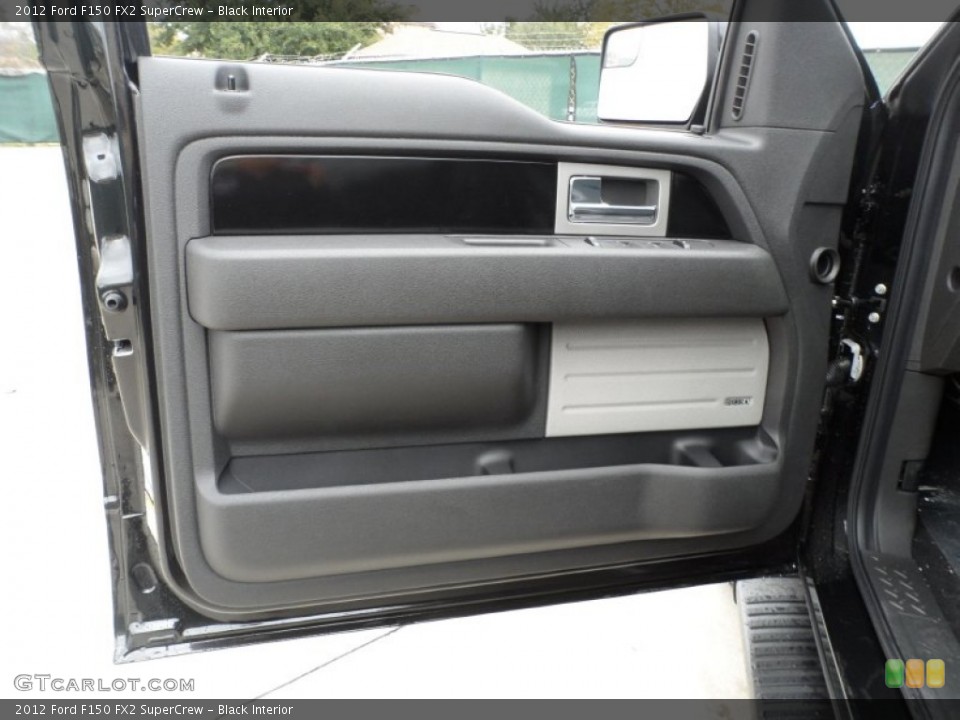 Black Interior Door Panel for the 2012 Ford F150 FX2 SuperCrew #58659776