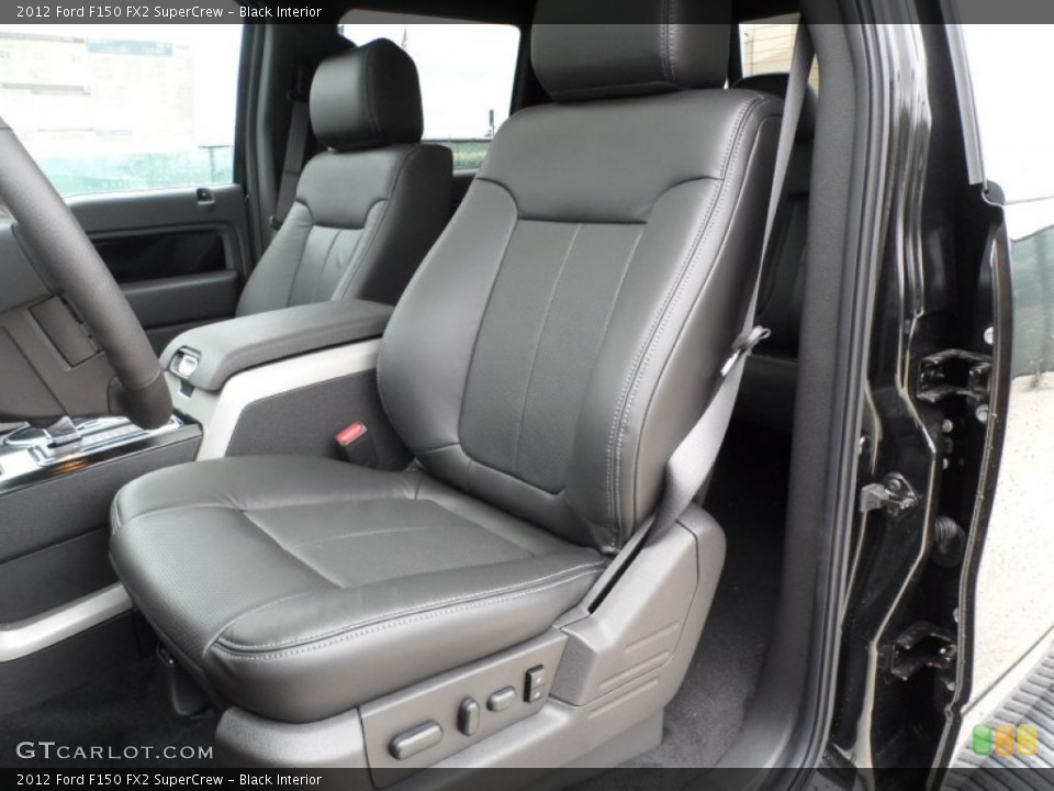 Black Interior Photo for the 2012 Ford F150 FX2 SuperCrew #58659788