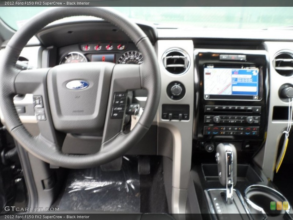 Black Interior Dashboard for the 2012 Ford F150 FX2 SuperCrew #58659806