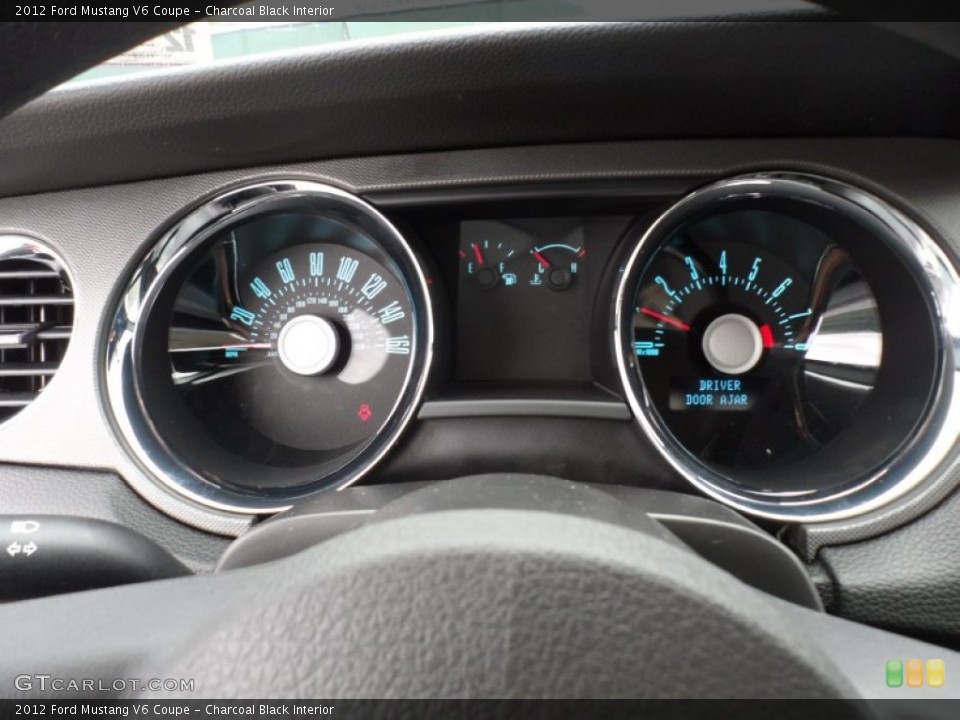 Charcoal Black Interior Gauges for the 2012 Ford Mustang V6 Coupe #58660376