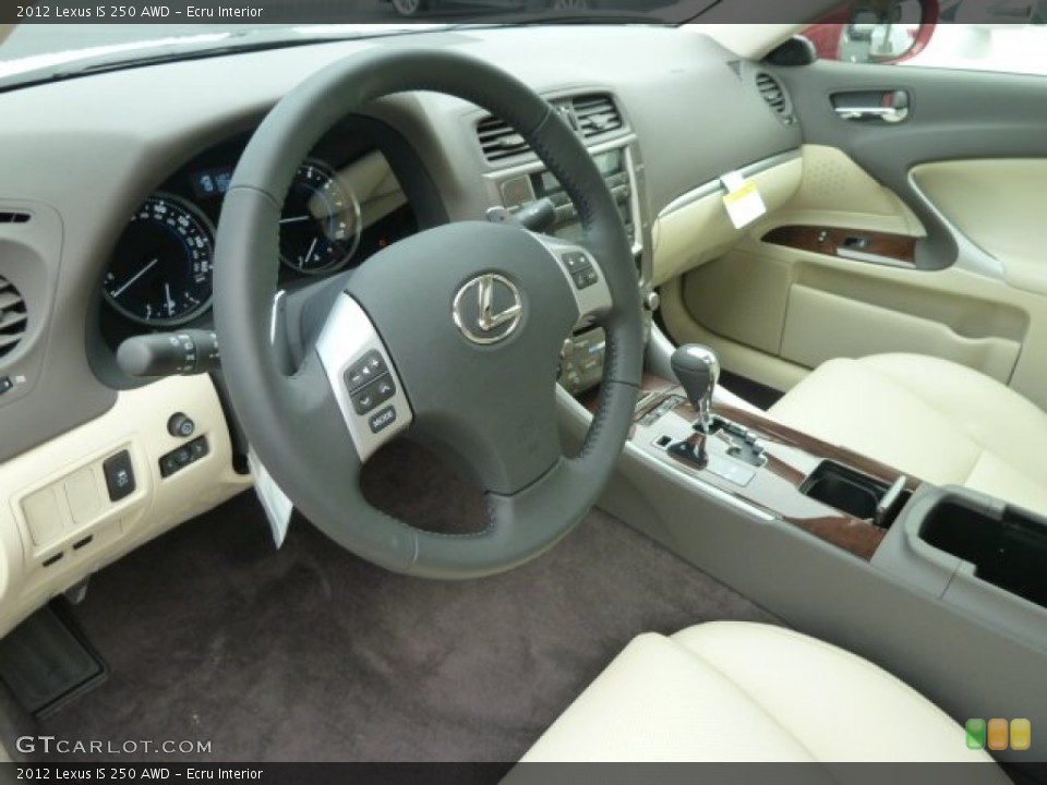 Ecru Interior Photo for the 2012 Lexus IS 250 AWD #58662518