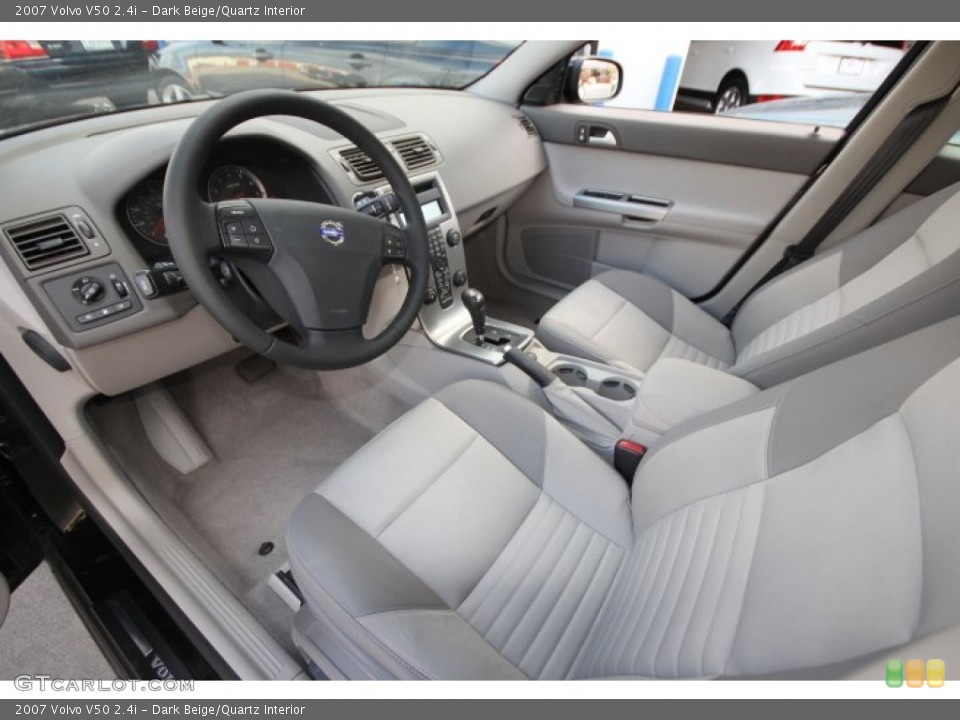 Dark Beige/Quartz Interior Photo for the 2007 Volvo V50 2.4i #58665438