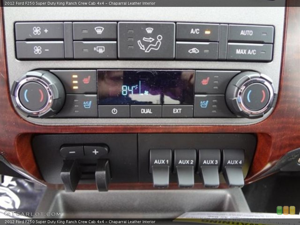 Chaparral Leather Interior Controls for the 2012 Ford F250 Super Duty King Ranch Crew Cab 4x4 #58667270