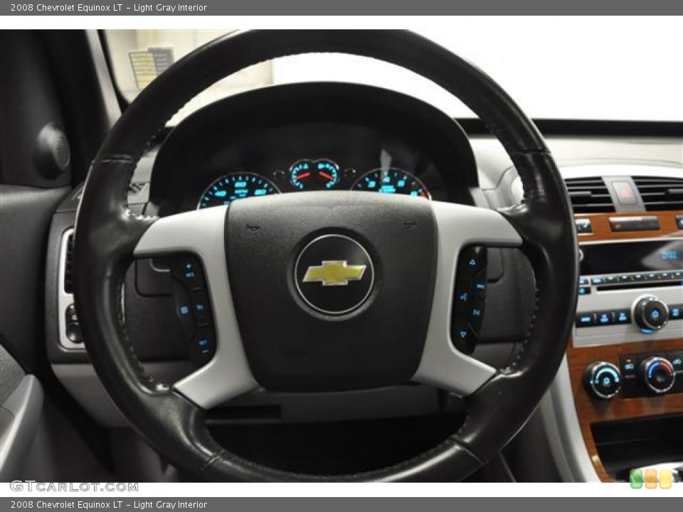 Light Gray Interior Steering Wheel for the 2008 Chevrolet Equinox LT #58667780