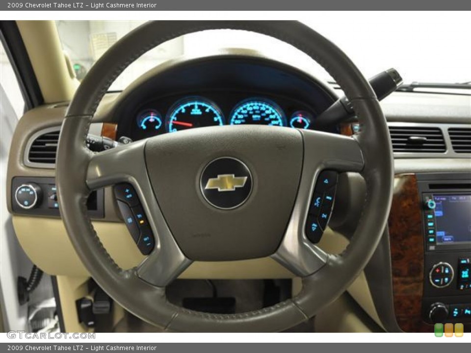Light Cashmere Interior Steering Wheel for the 2009 Chevrolet Tahoe LTZ #58668011