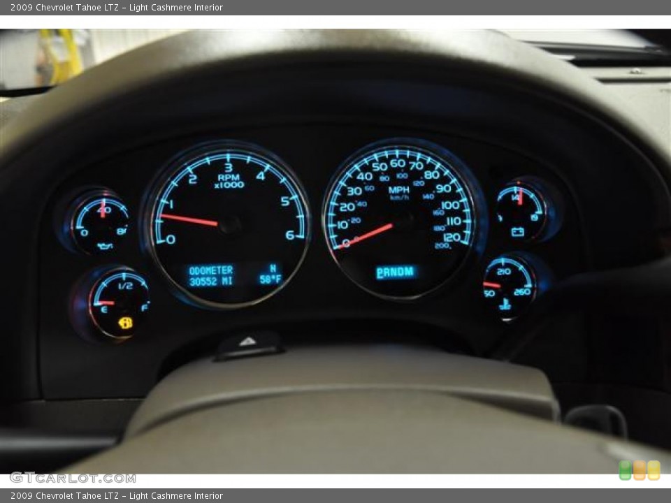 Light Cashmere Interior Gauges for the 2009 Chevrolet Tahoe LTZ #58668020