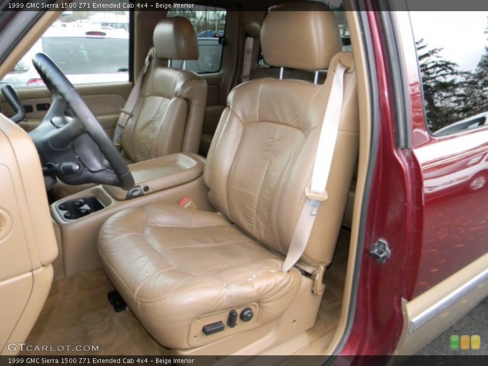 Beige Interior Photo for the 1999 GMC Sierra 1500 Z71 Extended Cab 4x4 #58669703