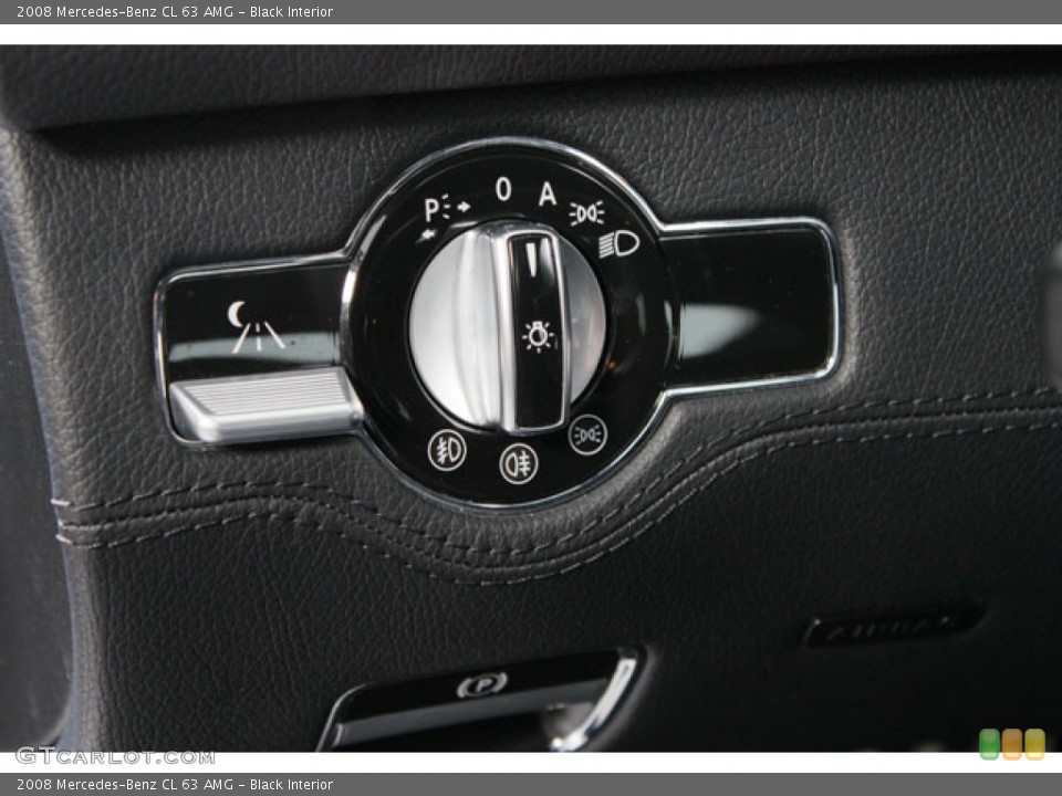 Black Interior Controls for the 2008 Mercedes-Benz CL 63 AMG #58671482