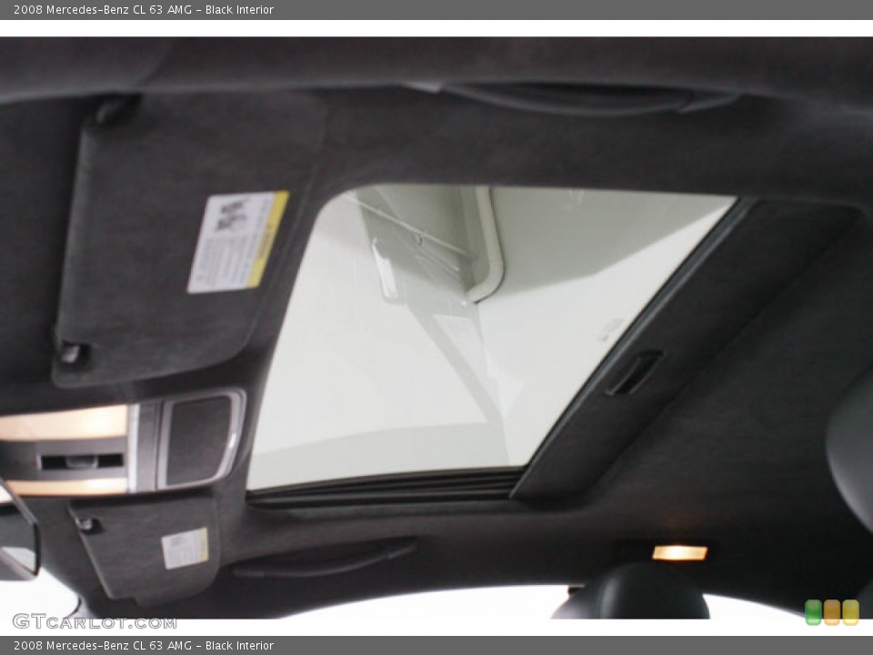 Black Interior Sunroof for the 2008 Mercedes-Benz CL 63 AMG #58671530