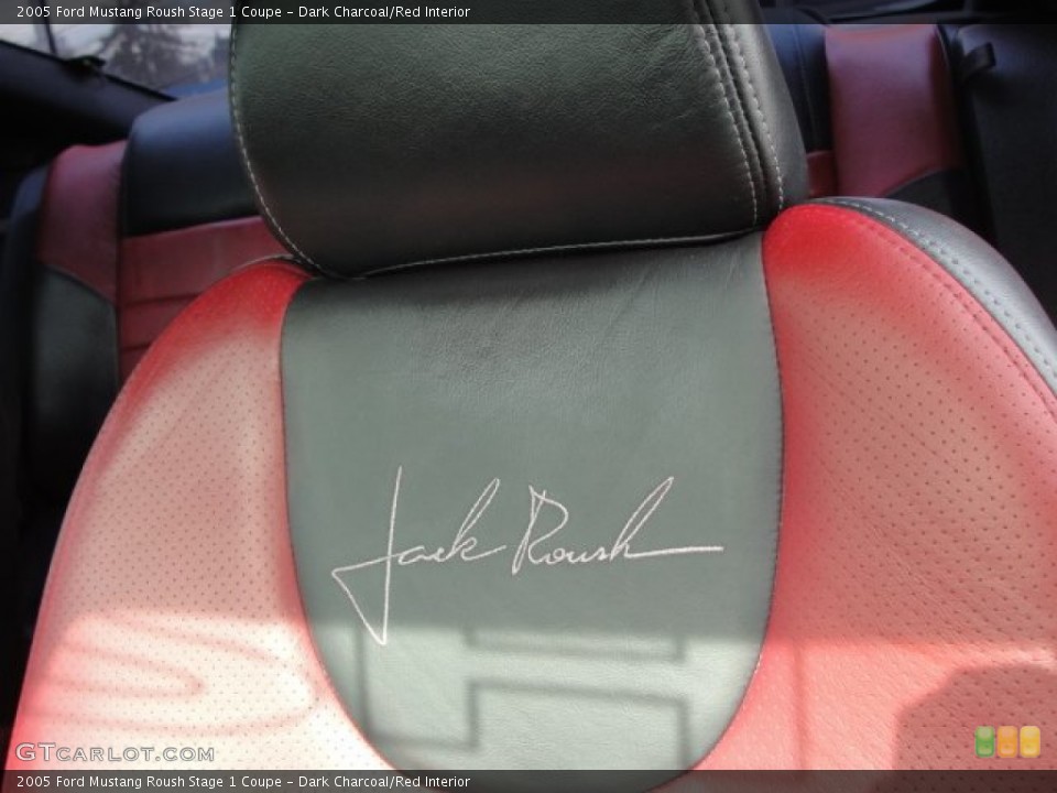 Dark Charcoal/Red Interior Photo for the 2005 Ford Mustang Roush Stage 1 Coupe #58671689
