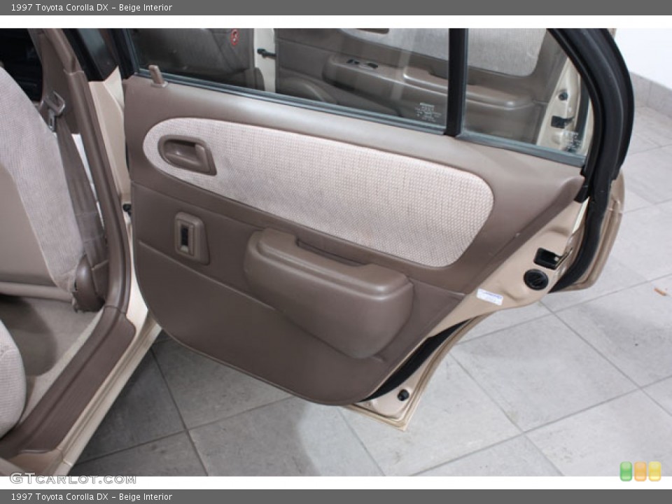Beige Interior Door Panel for the 1997 Toyota Corolla DX #58671725