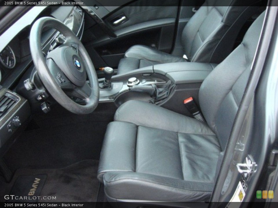 Black Interior Photo for the 2005 BMW 5 Series 545i Sedan #58672706