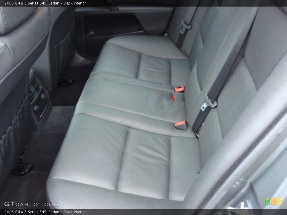 Black Interior Photo for the 2005 BMW 5 Series 545i Sedan #58672715