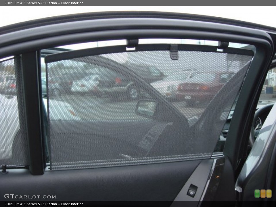 Black Interior Photo for the 2005 BMW 5 Series 545i Sedan #58672724