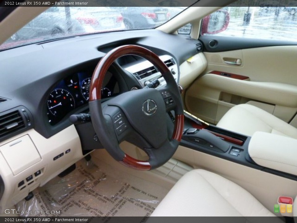 Parchment Interior Photo for the 2012 Lexus RX 350 AWD #58673813