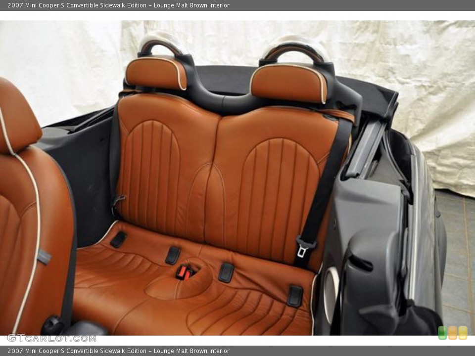 Lounge Malt Brown Interior Photo for the 2007 Mini Cooper S Convertible Sidewalk Edition #58673966