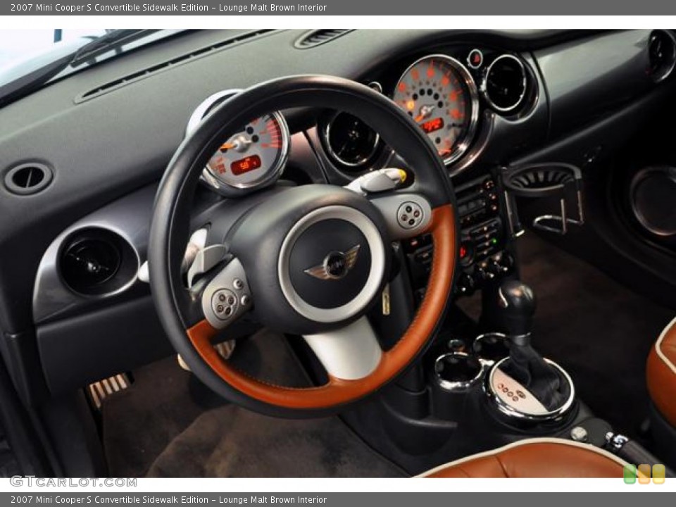 Lounge Malt Brown Interior Dashboard for the 2007 Mini Cooper S Convertible Sidewalk Edition #58674014
