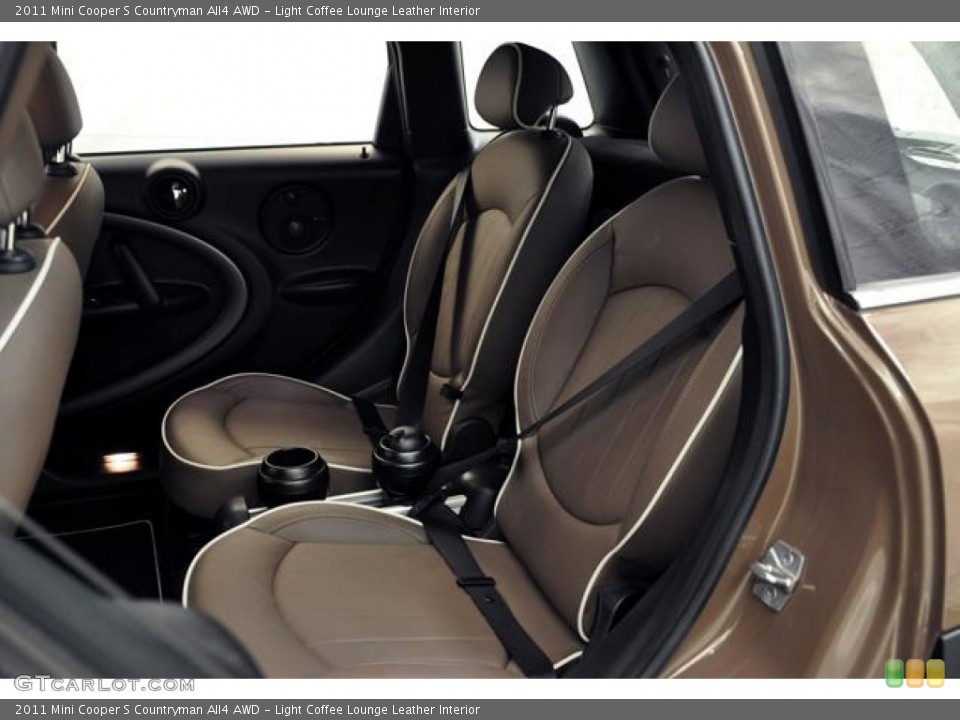 Light Coffee Lounge Leather Interior Photo for the 2011 Mini Cooper S Countryman All4 AWD #58675449