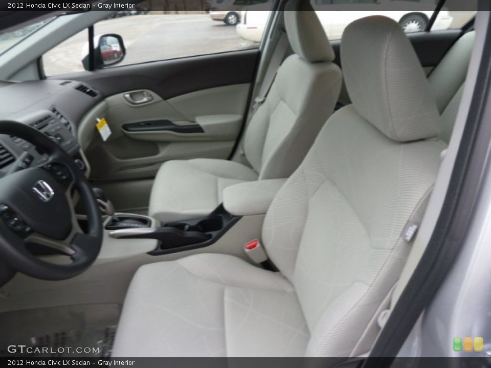 Gray Interior Photo for the 2012 Honda Civic LX Sedan #58675775