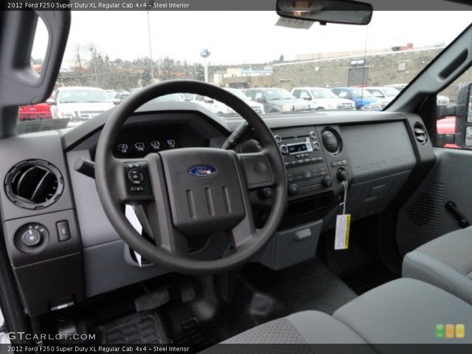 Steel Interior Dashboard for the 2012 Ford F250 Super Duty XL Regular Cab 4x4 #58676405