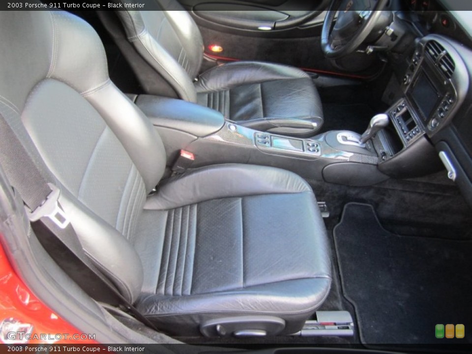 Black Interior Photo for the 2003 Porsche 911 Turbo Coupe #58676927