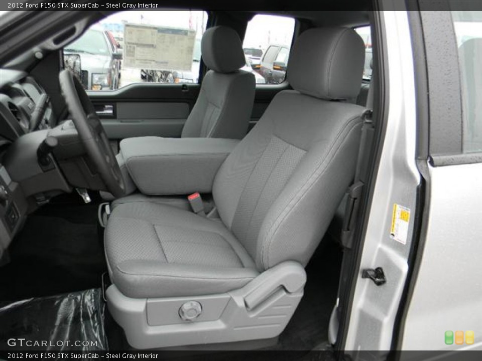 Steel Gray Interior Photo for the 2012 Ford F150 STX SuperCab #58683278