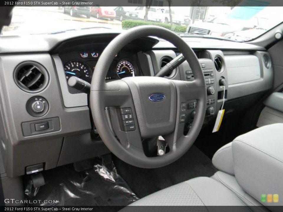 Steel Gray Interior Dashboard for the 2012 Ford F150 STX SuperCab #58683281