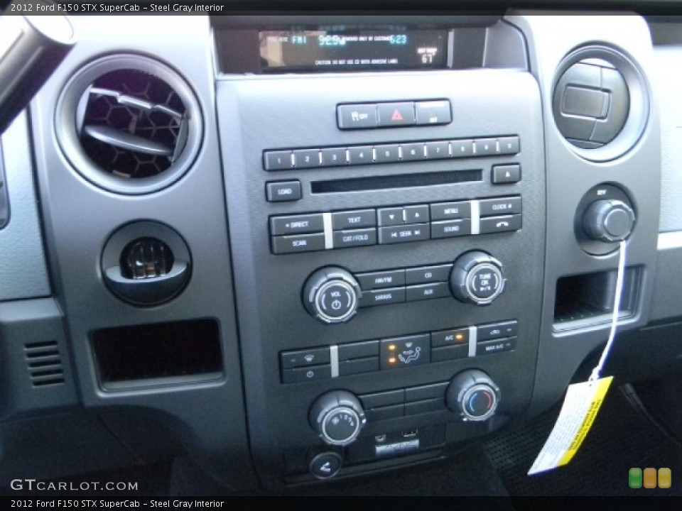 Steel Gray Interior Controls for the 2012 Ford F150 STX SuperCab #58685276