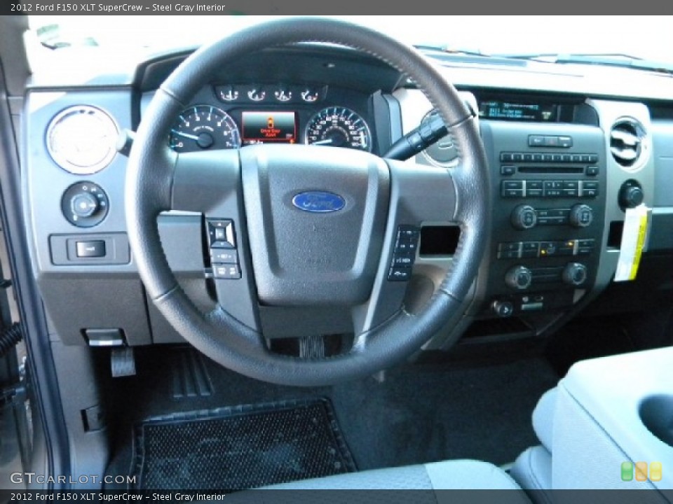 Steel Gray Interior Dashboard for the 2012 Ford F150 XLT SuperCrew #58685497