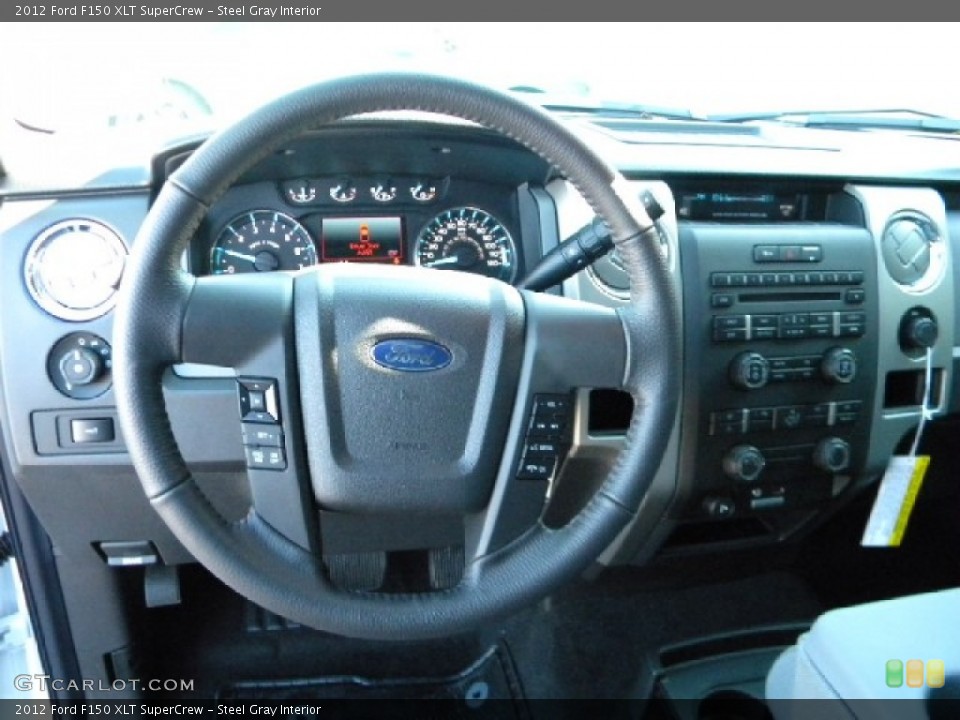 Steel Gray Interior Dashboard for the 2012 Ford F150 XLT SuperCrew #58685593