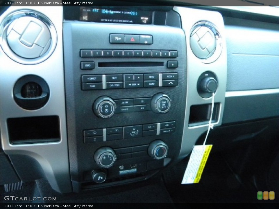 Steel Gray Interior Controls for the 2012 Ford F150 XLT SuperCrew #58685626