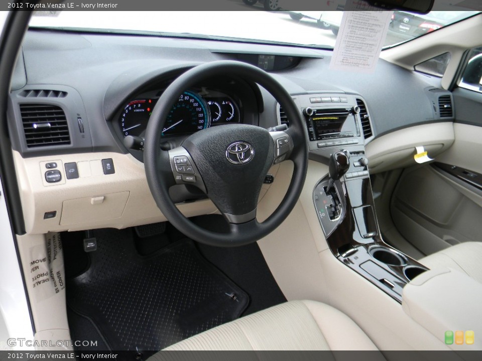 Ivory Interior Dashboard for the 2012 Toyota Venza LE #58685904