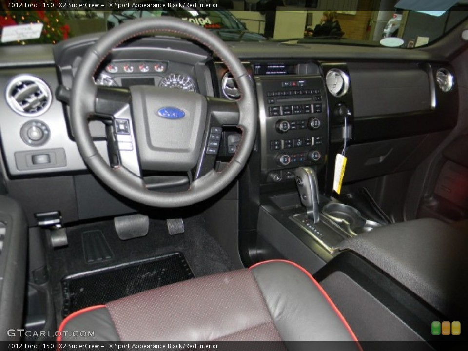 FX Sport Appearance Black/Red Interior Prime Interior for the 2012 Ford F150 FX2 SuperCrew #58687579