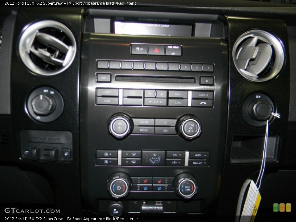 FX Sport Appearance Black/Red Interior Controls for the 2012 Ford F150 FX2 SuperCrew #58687597